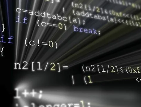 Closeup shot of 3d rendering of mathematical formulas 스톡 일러스트