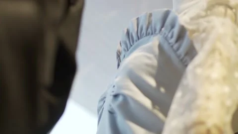 Closeup Shot of Dressed Mannequin Stock Footage 150261712