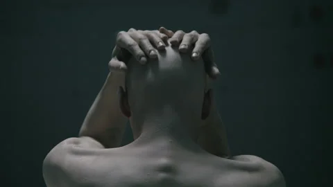 Closeup shot of A drug addict laying in the bathtub Stock-Footage 259679953