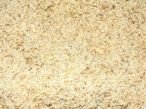 Closeup shot of ground walnut kernels Stock Photos