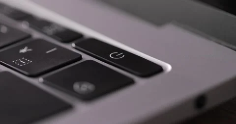 Closeup shot of hands working with laptop Stock Footage 138341064