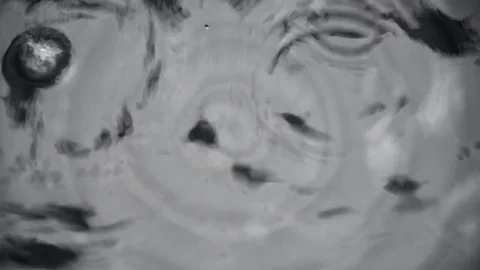 Closeup shot of heavy rain on Stock Footage 76603857