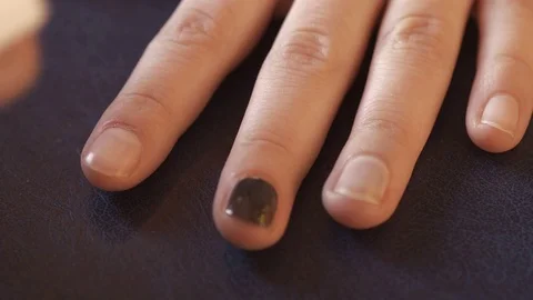 Closeup shot of a nails Stock Footage 75239534