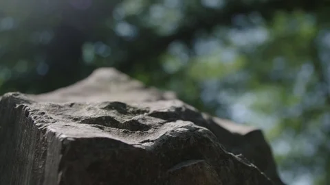 Closeup shot of a rock Видео 76189451