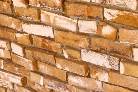 Closeup shot of several rectangular stones of the wall Foto stock