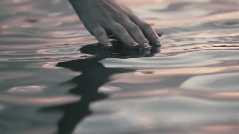 Closeup - Shot Of Smooth Water Stock Footage 139445853