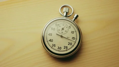 A closeup shot of a stopwatch Video stock 175716653