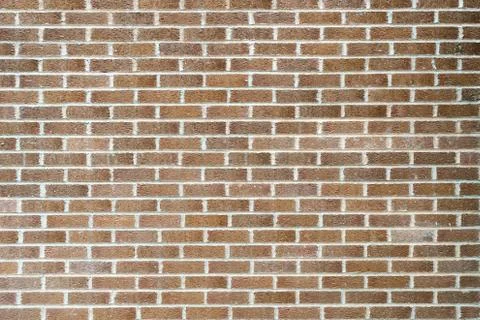 Closeup shot of a wall made of rectangular bricks 스톡 사진