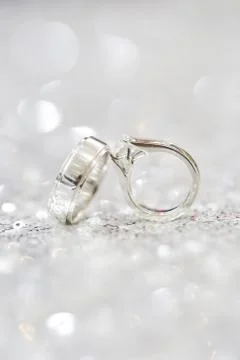 A closeup shot of wedding ring Stock Photos