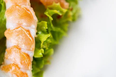 Closeup of shrimp Stock Photos