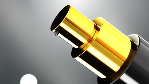 Closeup side view applying moisturizing cream dropping  Stock Footage 211032435