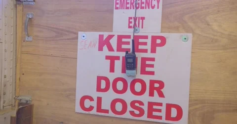 Closeup of Sign Stock Footage 201157455