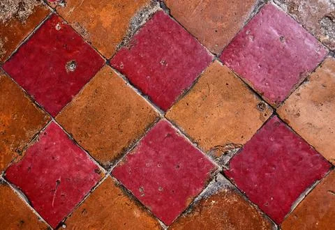 Closeup. Simple Tile Shaped Background with a Grunge Texture Stock Photos