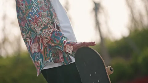 Closeup skateboarding Stock Footage 271609830