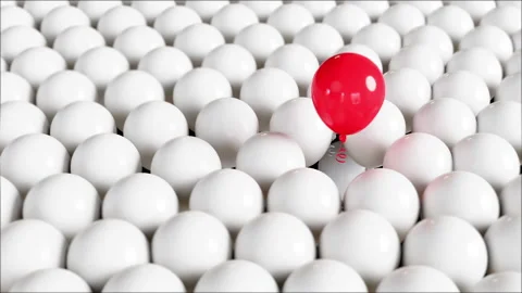 Red Balloon Movement Stock Footage ~ Royalty Free Stock Videos | Pond5