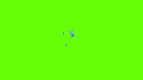 Closeup Slow motion Water splash from back side Vidéo 305628529