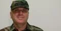 Closeup Smiling Military Person Confident Looking Woodland Camouflage Uniform 4k or 4k+ Resolution