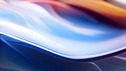 Closeup of a smooth and slick texture of clear glass, reflecting objects and Vídeo Stock 253927454