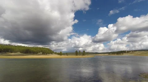 Closeup snake river in yellowstone Stock Footage 42659530