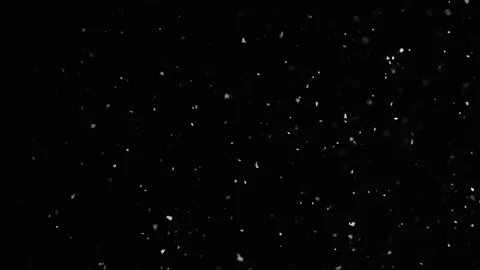 Closeup of snow falling down. Variation 6 Vídeo Stock 268011775