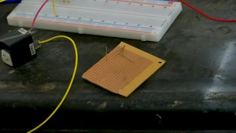 Closeup Soldering Circuit Board Stock Footage 112881937