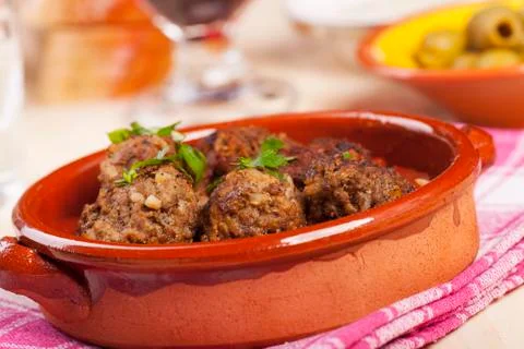 Closeup of spanish tapas Stock Photos