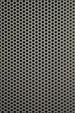 Closeup speaker pattern of television Stock Photos