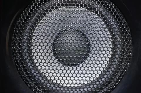 Closeup of speaker Stock Photos