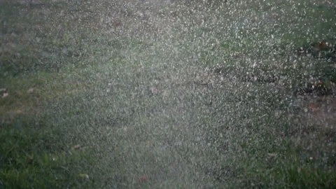 Closeup splashing water in slow motion in a daylight. Stock Footage 142883017