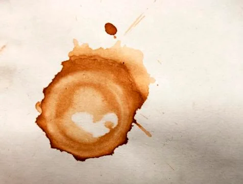 Closeup spots of coffee Foto stock