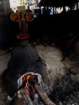 Closeup of still making arak on Flores Island, Indonesia Stock Photos