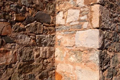 Closeup of stonework wall Stock Photos