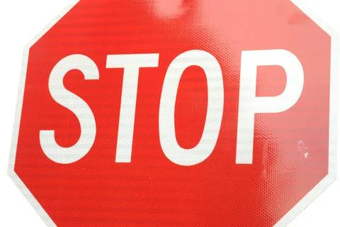Closeup Stop Sign Stock Photos