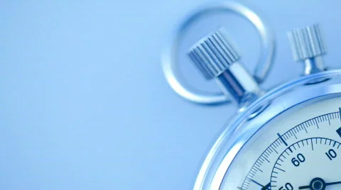 Closeup of stopwatch Stock Footage 731622