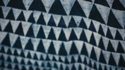 Closeup Of Stylish Organic Textiles Dyed From Madder Powder, Handcrafted Stock Footage 155297350