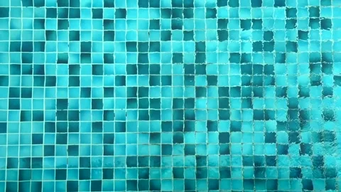 Closeup surface of water at swimming pool Stock Footage 286854733