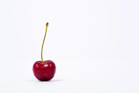 Closeup of a sweet cherry Stock Photos