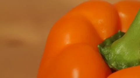 Closeup of a sweet pepper Stock Footage 56058739