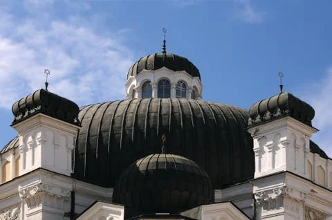Closeup Synagogue in Sofia Stock Photos