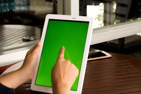 Closeup  tablet Stock Photos