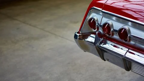 Closeup of the tail light Foto stock