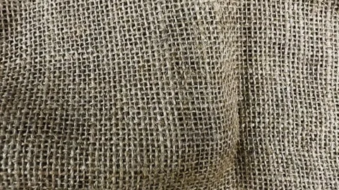 Closeup texture of brown burlap fabric Stock-Footage 340581124