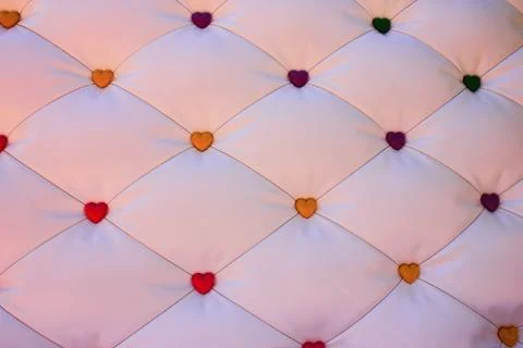 Closeup texture of  leather sofa for background Stock Photos