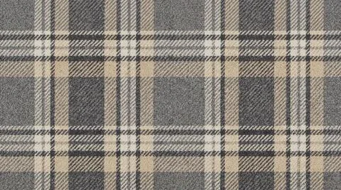 Closeup Textured Tartan Fabric Pattern. Stock Photos