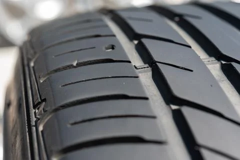 Closeup tire tread pattern detail Stock Photos