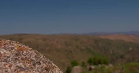 Closeup on the top of the hill 스톡 동영상 143263770