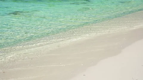 Closeup of turquoise wave Stock Footage 166662898