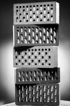 Closeup view of bricks Foto stock