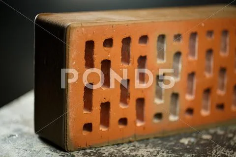 Closeup view of bricks Stock Photos