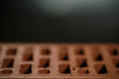 Closeup view of bricks Stock Photos